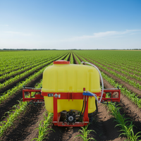 Pulvérisateur agricole à flèche pour tracteur, pour rizières et champs à distance, avec alimentation par prise de force (PTO)