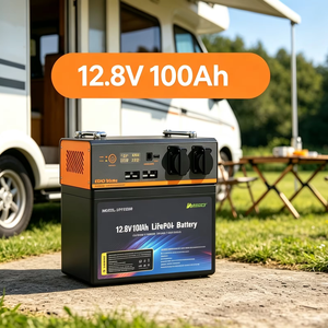 Station d'alimentation portable multifonction 12V 100Ah tout-en-un LiFePO4 avec alimentation solaire intégrée pour les situations d'urgence hors réseau - Product Image 2