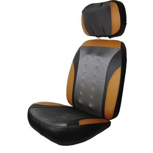 Coussin de massage YJ-628 pour le cou et les lombaires, thérapie thermique, pour le bureau, la famille, l'hôtel, l'hôpital, à brancher, orange-brun - Product Image 5