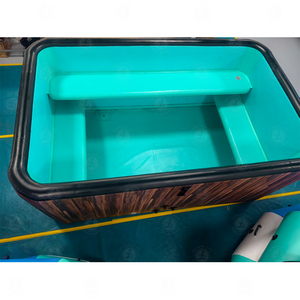 Piscine gonflable rectangulaire pliable personnalisable pour usage familial – Baignoire <span class=keywords><strong>de</strong></span> piscine gonflable - Product Image 3