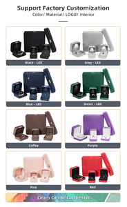 Nhà máy sản xuất hộp đựng trang sức cá nhân hóa, hộp nhẫn LED, bao bì tùy chỉnh, hộp trang sức nhung, nhà sản xuất bán buôn - Product Image 5