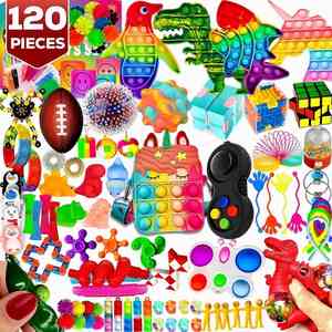 Calendario de Adviento al por Mayor con 24 Cajas Sorpresa Sensoriales de Plástico Rellenables con Renos, Juguete Sensorial Personalizado de Navidad para Niños - Product Image 1