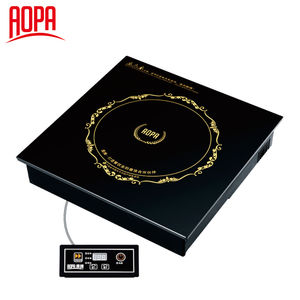 Cuisinière électrique commerciale AOPA H13 110V, plaque <span class=keywords><strong>de</strong></span> <span class=keywords><strong>cuisson</strong></span> à induction encastrée en cristal noir pour usage extérieur et en restaurant - Product Image 2