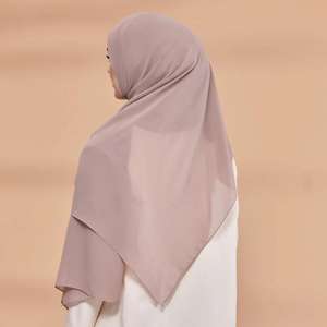 Nueva Llegada Plain Pearl Chiffon Baby Seam 70*180cm Plain <span class=keywords><strong>Hijab</strong></span> Bufandas de Alta Calidad Mujeres Musulmanas <span class=keywords><strong>Hijab</strong></span> - Product Image 4