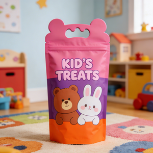 Customized Resealable Food Stand up Pouch <strong>Edible</strong> Moistureproof with Window for Candy Snack <strong>Nuts</strong> Dried Fruit Ziplock Mylar Bag - Product Image 3