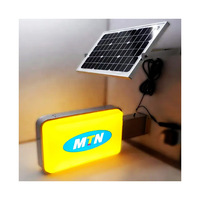 Panneau publicitaire lumineux LED circulaire en alliage d'aluminium, personnalisé, solaire, pneumatique, pour extérieur, panneau de porte, panneau lumineux, économie d'énergie