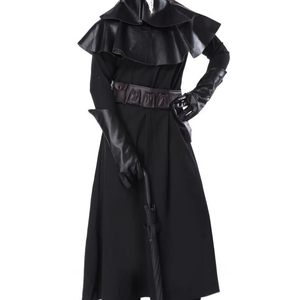 CHJIEXDEC - Costume Docteur De La Peste Steampunk Adulte - Tenue Renaissance Médiévale Pour Halloween Avec Masque & Chapeau