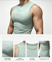Débardeur de compression personnalisé pour homme, sans manches, séchage rapide, pour la gym et le fitness, avec logo OEM