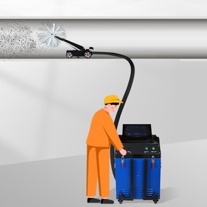 Système de nettoyage automatique intelligent des conduits d'air Kuaitong KT-976 avec ventilateur et brosse intégrés dans un kit robotisé - Product Image 2