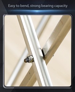 Hợp kim nhôm Kính thiên văn gấp khung cho chế biến gỗ bàn làm việc với 10 hỗ trợ chân nhanh chóng gấp bàn làm việc cho chế biến gỗ - Product Image 4