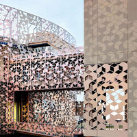 Panel de Fachada de Aluminio Cortado con Láser para Proyectos Arquitectónicos