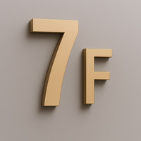Numéros et lettres de maison en acrylique 3D personnalisés, plusieurs couleurs, numéros d'adresse modernes pour hôtel, bureau, plaque de numéro de porte