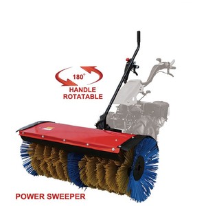 Mini Tractor Agrícola de Dos Ruedas con Barredora Eléctrica para Barrer Residuos, Nieve/Hielo, Césped, Agua, Techos, etc., con Certificación CE - Product Image 2