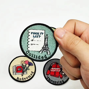 定制3D设计万圣节圣诞卡通圈绣花补丁3D心形花朵造型蕾丝服装帽子装饰 - Product Image 6