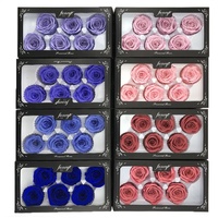 Magie immortelle grande vraie fleur de rose préservée éternelle longue durée pour Noël Thanksgiving Saint Valentin boîte disponible