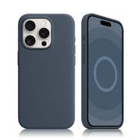 Étui en silicone liquide magnétique, emballage de luxe avec logo original pour iPhone 13 14 15 16 17 18 Pro Max, étui avec animation