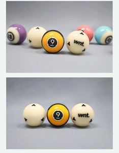 Ensemble de billes de billard Dynaspheres Titan WNT Crystal, billes officielles du World Nineball Tour, billes de billard professionnelles de 57,2 mm pour le jeu de 8 boules - Product Image 6