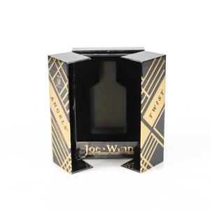 Boîte cadeau de parfum Crown Win personnalisée à double porte avec logo en or estampé à chaud, boîte magnétique noire et rouge, emballage de maquillage, boîtes en carton - Product Image 3