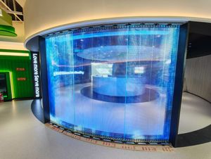 Pantalla LED <span class=keywords><strong>Transparente</strong></span> para Interiores, Película LED <span class=keywords><strong>Transparente</strong></span> para Vidrio, Pantalla LED Flexible <span class=keywords><strong>Transparente</strong></span>, Pantalla LED <span class=keywords><strong>Transparente</strong></span> - Product Image 3