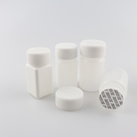 Emballage pharmaceutique en plastique HDPE coloré de qualité alimentaire en gros, pilule, 60 ml, vente chaude, flacon de capsule de médicament