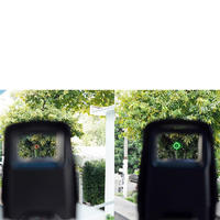 Lunette de visée holographique tactique professionnelle à point rouge avec construction en alliage d'aluminium, capacité longue portée, haute qualité