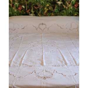 Cubrecama de Lino Blanco con Encaje, Cubrecama de Microfibra Acolchado Suave, Tamaño Personalizable (Individual, King, Queen) para Uso Doméstico y en Hoteles - Product Image 6