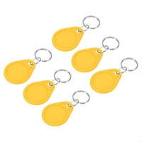 Porte-clés RFID étanche 13.56MHz 1k ABS PET PVC Smart Token Tag pour contrôle d'accès Communication NFC pour hôtel