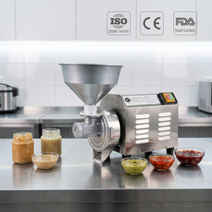 40-60kg/h Stainless Steel <strong>Paste</strong> <strong>Grinding</strong> Machine for Peanut Sesame <strong>Paste</strong>, Chili Sauce &amp; Hot Pot Base - Product Image 1