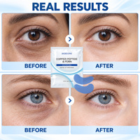 Masque Hydrogel Contour des Yeux OEM ODM au Peptide de Cuivre Bleu PDRN, Caféine et GHK-Cu – Raffermissant, Lissant, Éclaircissant et Hydratant