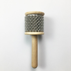 Ensembles d'instruments de musique Orff en bois en gros, jouets d'éveil musical pour bébés, tambourin, xylophone - Product Image 4