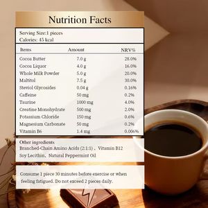 Năng lượng-làm mới thuần chay, NO-GMO, gluten miễn phí năng lượng tăng cường người đàn ông năng lượng bổ sung sô cô la bổ sung cho phụ nữ người đàn ông sô cô la - Product Image 3