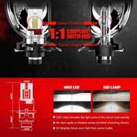 Venta Caliente en China, Luces LED D2S D4S de 70w, Reemplazo de Luces HID Xenón, Bombilla LED D4S Canbus, Faros LED D4S para Accesorios de Automóviles