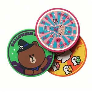 Sous-verres en PVC, caoutchouc et silicone absorbants, doux et ronds, pour tasses à café, thé et bière, personnalisables en usine, vente en gros, économiques - Product Image 3