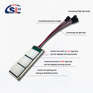 แผ่นไล่ฝ้า<span class=keywords><strong>กระ</strong></span>จก DC 12V 5A 60W พร้อมไฟ LED RGB แบบสัมผัส ปรับความสว่างได้แบบไม่มีขั้นตอน ควบคุมด้วยสวิตช์<span class=keywords><strong>ปุ</strong></span>่มกดสามปุ่ม - Product Image 5