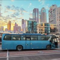 Bus électrique populaire pas cher Shenlong Chine Bus utilisé nouveau transport grand bus de ville 50 sièges bus automatique à plancher bas à vendre