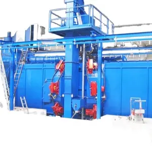 China Roller conveyor shot blasting machine for aluminum cleaning rust remove supplier