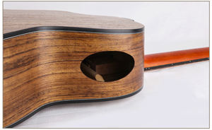 Китайская акустическая гитара с полым корпусом и боковым звуком, с F-образным отверстием - Product Image 5