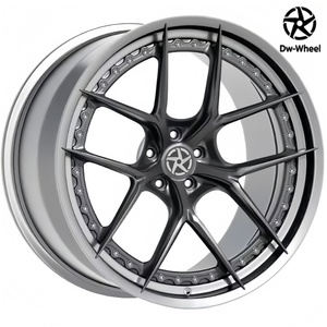 Rines DW de Aleación Forjada de Alto Rendimiento con Múltiples Radios de 18-24 Pulgadas, Borde Pulido Personalizado de 40 mm para M3 M4 M8 840i M850i <span class=keywords><strong>Gran</strong></span> Coupé - Product Image 4