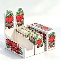 Boîte de présentation de qualité supérieure, écologique, avec logo personnalisé imprimé, finition mate et dorure à chaud pour chocolats et snacks – Marquage haut de gamme