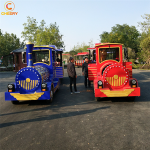 Atracción turística navideña, paseos en parque de atracciones, Tren Eléctrico diésel sin rieles a la venta - Product Image 5