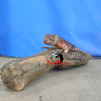 Dino0061 özel öykünme gerçekçi yaşam boyutu reçine robotik Animatronic vahşi hayvan modeli