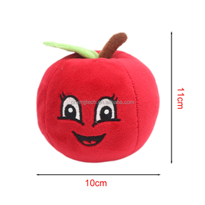 Jouets en peluche interactifs pour chiens, doux, personnalisés, de petite taille, en forme de poire et de pomme, écologiques, simples et tendance, directement de l'usine - Product Image 6