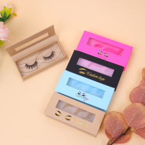 Faux cils personnalisés avec boîte d'emballage, effet œil de chat, cils en faux vison doux et naturels - Product Image 3