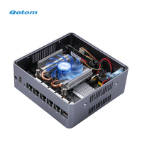 Mini PC Barebone con 6 Puertos LAN Intel I210 LGA1151 para CPU Core de 6ª a 9ª Generación, Firewall, Router, Refrigeración Activa