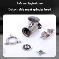 Machine à hacher la viande électrique, hachoir, poussoir à saucisses pour usage en restaurant et en ferme