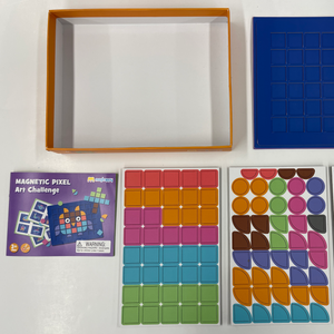 Nuovi Giocattoli Montessori di Costruzione, <span class=keywords><strong>Puzzle</strong></span> Interattivi di Pixel Art in Carta Movibili, Sfida di Apprendimento con Diverse Forme di Animali per Bambini - Product Image 6