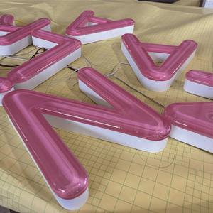 Lettera 3D in Acrilico Illuminata a LED per Logo Pubblicitario in Studi di Danza, Mini <span class=keywords><strong>Font</strong></span> 3D con Illuminazione Direzionale - Product Image 5