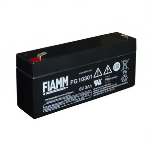 Batería VRLA Recargable Fiamm FG10301 de 6V 3Ah para UPS y Uso Cíclico - Product Image 3