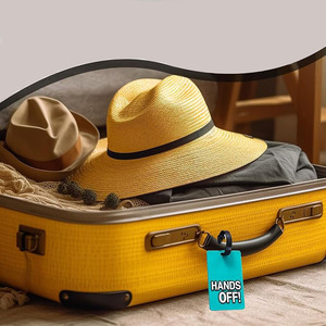 Etichette per bagaglio personalizzate in gomma morbida in Pvc, - Product Image 4