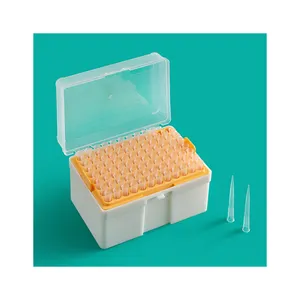 פלסטיק 200ul 1000ul 1ml מיקרו בוגר Gilson Micropipette פיפטות טיפים כחול לבן פיפטה טיפים צהוב מעבדה טיפים